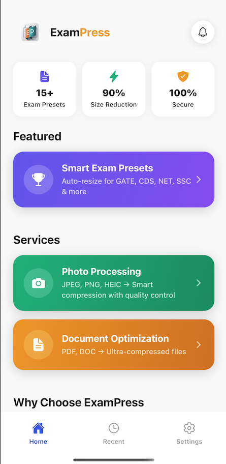 ExamPress screenshot 1